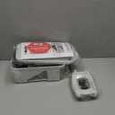 Mueller Pro-Series All-in-One, 12 Blade Mandoline Slicer for Kitchen, Food Chopper, Vegetable Slicer and Spiralizer, Cutter, Dicer, Grater, Kitchen Gadgets Sets with Container, White Sand/Gray