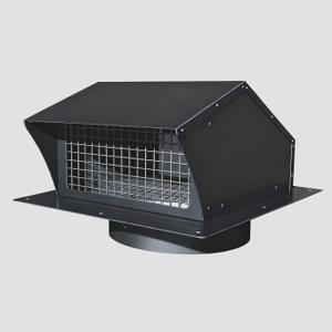 Removable Roof Vents 8 Inch, Roof Vent Cap Galvanized Steel Bathroom Roof Exhaust Vent for Ventilation System-with Damper, Black.