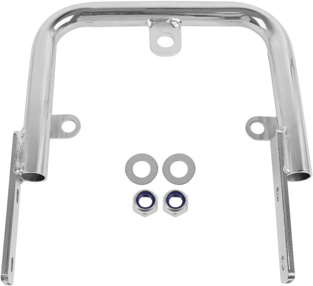 Motorcycle Rear Shelf for YFS200 YFS 200 1988-2004 2005 2006 Motorcycle Rear Luggage Rack Support Holder Bracket Tail (Silver)
