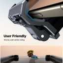 JOYROOM Motorcycle Bike Phone Holder Mount - [Not Block Camera] Bicycle Phone Holder Handlebar Cell Phone Clamp - [Silicone Wrapped] Scooter Phone Holder for iPhone Samsung 4.7''-7'' Smartphones
