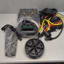 MQRW Push Up Board,Home Gym,Portable Exercise Equipment,Pilates Bar and 20 Fitness Accessories with Resistance Bands and Ab Roller Wheel,Full Body Workout at Home (Black)