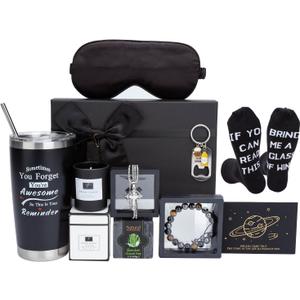 Birthday Gifts for Men Premium Gifts Baskets for Him Gifts Basket Ideas Set Thank You Gifts Man Retirement Gifts Father Birthday Presents for Dad Husband Boyfriend Box Christmas Gifts Baskets