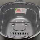 Natures Miracle Hooded Flip Top Litter Box for Cats, With Built-In Odor Control Charcoal Filter (Silver/Grey)