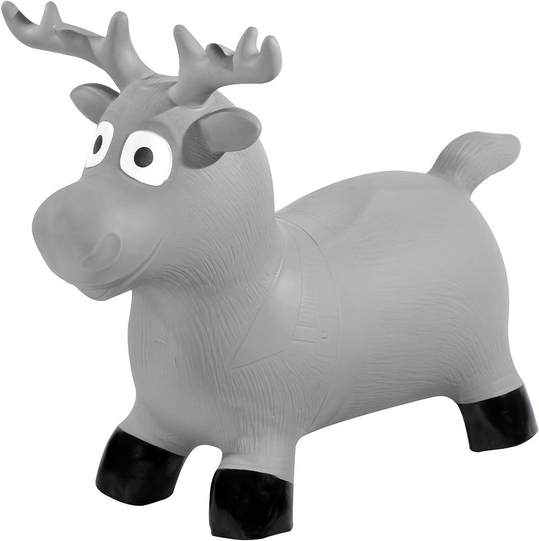Kindsgut Bouncy Animal Hopper Moose for Children, Designed in Germany, Playful and Modern Colors, air Pump Included, Indoors and Outdoors