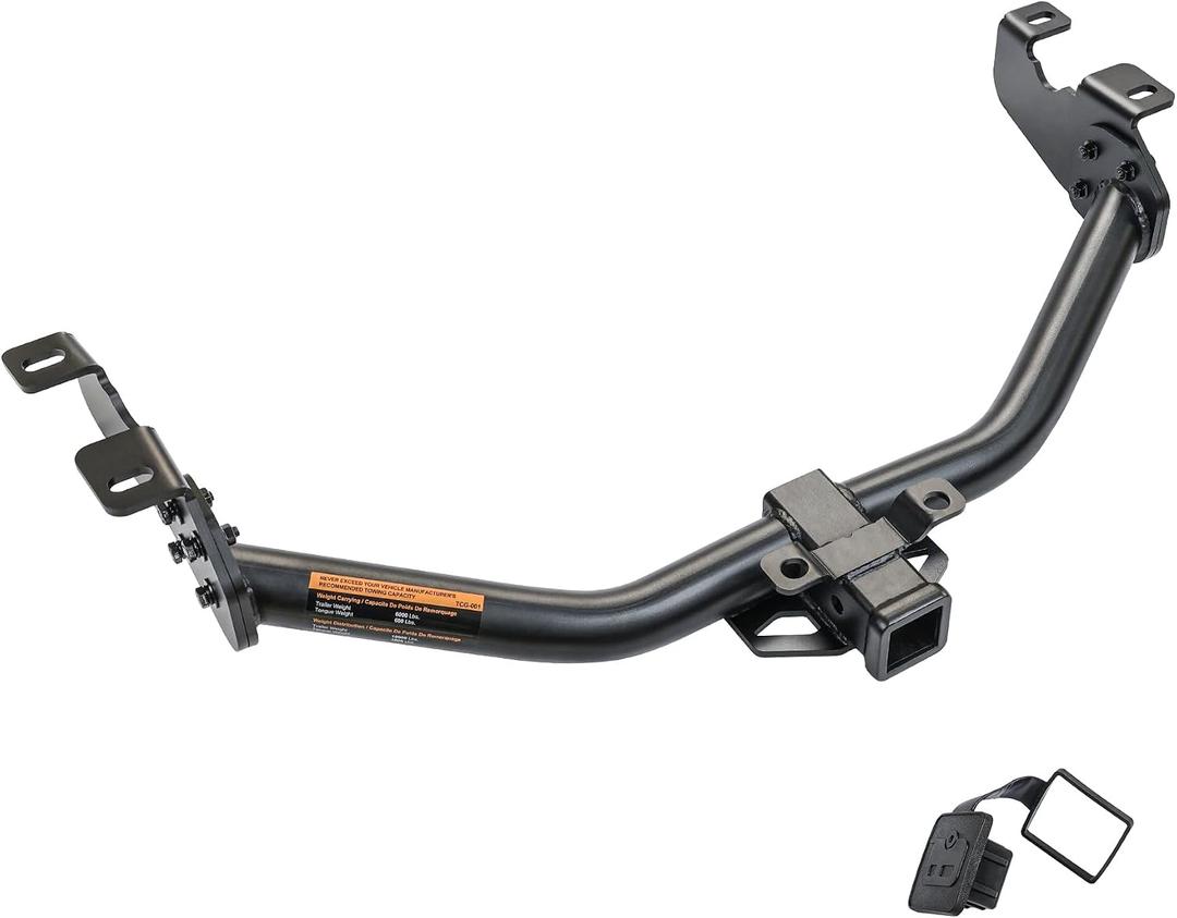 DBXB-RV Class 3 Trailer Hitch Standard 2-Inch Receiver, Compatible with 1999-2013 Chevrolet Silverado, GMC Sierra 1500, 2500. (Please Verify APPLIACTION List) Black. 13322