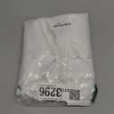 Short Shower Curtain Liner 60 Inch Long, Water Resistant Fabric Bathroom Curtain Liners, Solid White, Hotel Quality, Machine Washable, 72 X 60 Inch