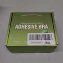 Ultra Invisible Sticky Bra Push Up, Strapless Adhesive Bra for Women's Exotic Bras, Reusable Silicone Sticky Boobs for Backless Dress (C Cup, Beige)