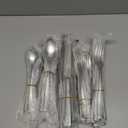 HIKAA 40-Piece Silverware Set for 8, Heavy Duty Stainless Steel Flatware Cutlery Set For Home Kitchen Restaurant Hotel, Kitchen Utensils Set, Matte Satin, Dishwasher Safe