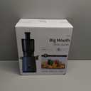 ECOSELF Juicer Machines - Wide Mouth Feed Chute with Self Feeding Hands-Free Design - Cold Press Juicer for Vegetables and Fruits - Juice Extractor Machine High Juice Yield - With Pusher