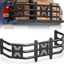 Truck Bed Extender 59"- 69" Adjustable Length, Heavy Duty Aluminum Tailgate Extender with Reinforced Panel, Drill Required, Fits for Ford F150/250/350, Ram 1500-3500, Silverado/Sierra, Tundra,Titan