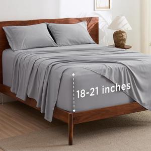 BedsureGet Cozy Moisture Wicking Sheet Set Twin