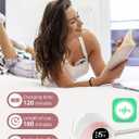 Hands-Free Wearable Electric Breast Pump, 3 Modes &15 Levels,320mmHg Strong Suction,Double-Sealed Leak-Proof Flange for Baby-Like Comfort,18/20/22/24mm Adjustable Flange, Pink 2-Pack Breast Pump Set