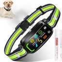 Citronella Bark Collar [1* Spray Refill] Anti Barking Training Collar, Citronella Dog with 5 Adjustable Sensitivity Beep/Vibration/Spray for L/M/S Dog Training-Green