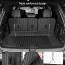 Full Set Floor Mats for Chevy Traverse/GMC Acadia 2024 2025 2026(7 Seats)& for Buick Enclave 2025 2026, All Weather TPE Cargo Liner, Seat Back Mats & Door Sill Guards, Car Accessories for Chevrolet