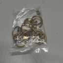 Ivilon Drapery Curtain Clip Rings - Clips Ring for Panels 1.7", Set of 14 Warm Gold