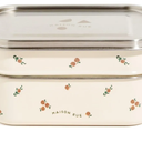 Maison Rue Lunch Box | Stainless Steel Lunch Container | Metal Bento Box | Leak-Proof 3 Compartments