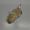 Claw Clip Short Ponytail Messy Bun Hair Piece Bendable Hair Branch Extensions Fluffy Wavy Curly Synthetic Versatile Cream Blonde Hairpieces (8 x 8 x 5 inches)