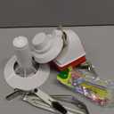 Large Capacity Yarn Ball Winder - Yarn Winder Easy to Set Up and Use - Hand Operated Yarn Winder 10 Ounce Capacity + 53 Pieces Stitch Knitting Needles + 1 Pieces Scissors