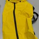 Dog Raincoat: Dog Rain Jacket with Reflective Harness & Removable Hood | Waterproof Dogs Rain Coat Poncho for Dogs Puppies (Yellow - L)
