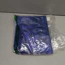 Cap Sleeve Summer Tops for Women Trendy Floral Print Casual V Neck T Shirts Petal Sleeve Blouses (Medium, Blue Usa)