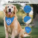 WHTYEFZ Swimming Dog Paddle Blue Dog Bandana, Funny Swimming Dogs Pet Scarf Accessory Photo Prop for Pool Beach, Swim - Themed Pet Scarf for Loving - Swim Pup, Birthday Vocation Gifts for Pup Lover