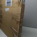 Lumizone Extra Tall Cat Gate 55.12" High 29.92"-34.24" Wide Pet Gate Black