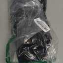 Caracilia Womens Golf Tennis Dress 2 Piece Sets Polo Neck Sleeveless Workout Athletic Summer Mini Dresses with Shorts Pockets (Medium, Black)