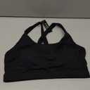 Cordaw Pickleball Sports Bras for Women High Support, Molded Cup Crisscross Back High Impact Workout Yoga Bra (Large, Black)