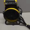 1500W Portable Garage Heater, Electric Outdoor Heater with Fast Heating & Overheat Protection, Patio and Greenhouse Space Heater for Indoor or Outdoor Use (Yellow）