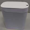 funest Bathroom Trash Can with Lid, Automatic Motion Sensor Trash Can, 3.5 Gallon Garbage Can, Type-C Rechargeable, Bag-Holding Design, One-Pull Auto Packing, Quiet-Close Hinge for Bedroom, Office