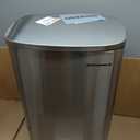 SONGMICS 13 Gallon (50 L) Trash Can, Stainless Steel Kitchen Garbage Can, Recycling or Waste Bin, Soft Close, Step-On Pedal, Removable Inner Bucket, Silver ULTB050E01