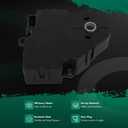 SCITOO 604-126 HVAC Heater Blend Door Actuator Fit For Chevy for Silverado 1500 2007-2013, for Trailblazer 07-08, for GMC Envoy 2007-2009, for Sierra 1500 07-13, Replaces 15-73597, 15887320, 89018677