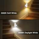 Led Night Lights Plug into Wall, 3000K/5000K Switchable, 2 Pack, Plug in Night Light, 0-100LM Dimmable Night Light, Modern Nightlights, Dusk To Dawn Sensor for Bedroom Bathroom Kitchen Stairs