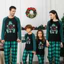 VNVNE Family Christmas Pjs Matching Sets for Women/Men/Couples/Adults, Holiday Xmas Reindeer Elf Plaid Pajamas Sleepwear (10-12 Years)