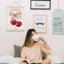 James 1:17 Christian Wall Art, Framed Cherry Wall Decor for Bathroom, Bedroom & Living Room, 12x16 Inch