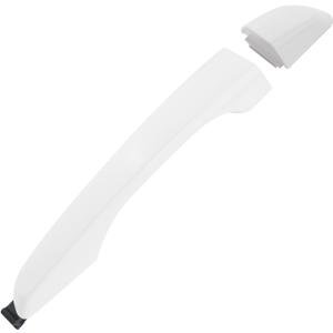 Exterior Outside Door Handle Front/Rear Right Side Compatible with Hyundai Elantra 2017 2018 2019 2020 Replaces# 82661-F0010 82662-F0020 Door Handle Cover White