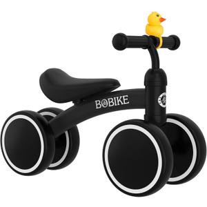 Baby Balance Bike Toys for 12-36 Months Boys Grils Baby Bike Kids Toy Toddler Bike No Pedal Best First Birthday Gifts Children Walker Infant 4 Wheels Bicycle Tarining Bike (Black)