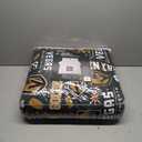 FOCO Vegas Golden Knights NHL Team Color Bed in a Bag Comforter Bedding 5 Piece Set - Full