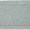 Martha Stewart Mira Modern Heathered Solid Anti-Fatigue Air-Infused Kitchen Mat, Mint Green, 19.6"x32"