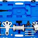 Slide Hammer Puller Set 19 PCS Front Wheel Hub Bearing Remover & Rear Wheel Axle Hub Dent Shaft Puller Tool Kit Slide Hammer