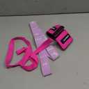 Myosource Kinetic Bands Tumble Pro X Ankle Straps Kit – Cheerleading Standing Tumbling Equipment, Gymnastics Backhandspring Trainer – Includes Flexibility Stunt Stretch Strap – Pink