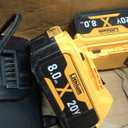 Bonadget 2Pack 8.0Ah Replacement for Dewalt 20V MAX Battery and DCB102 Charger Combo Compatible with Dewalt 20V MAX Battery Charger Kit DCB206 DCB207 DCB200 DCB201 DCB203 Lithium Power Tools (Black&Yellow)