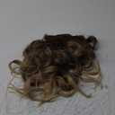 NAYOO Clip in Hair Extensions for Women 20 Inch Long Wavy Curly Ombre Brown to Blonde Hairpieces Full Head Synthetic Hair Hairpieces(6PCS,Ombre Brown to Blonde)