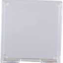 dohobby Gold Color Sticky Note Holder Acrylic Clear Post Note Holder Memo Pad Holder Dispenser Organizer Accessories for Office Home