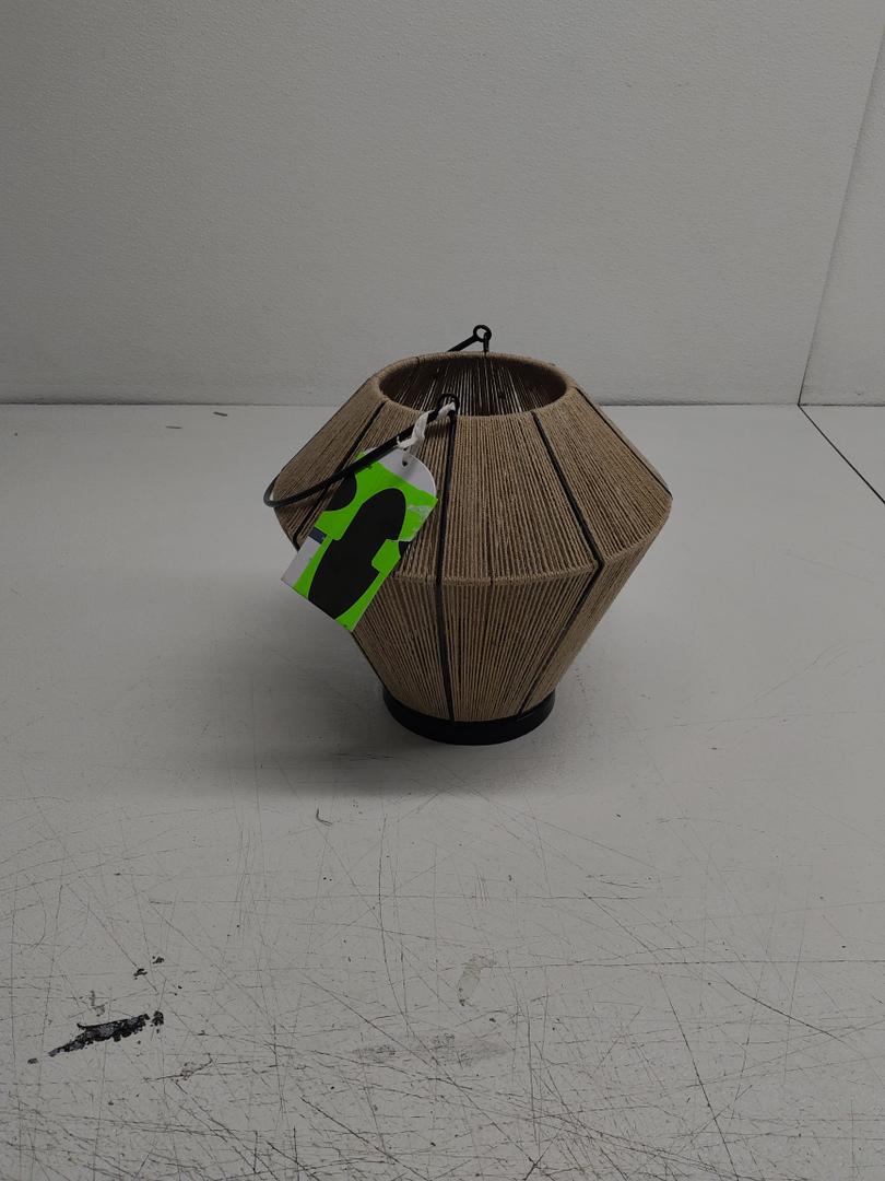 9.7Inc Metal And Jute Lantern Lampshade