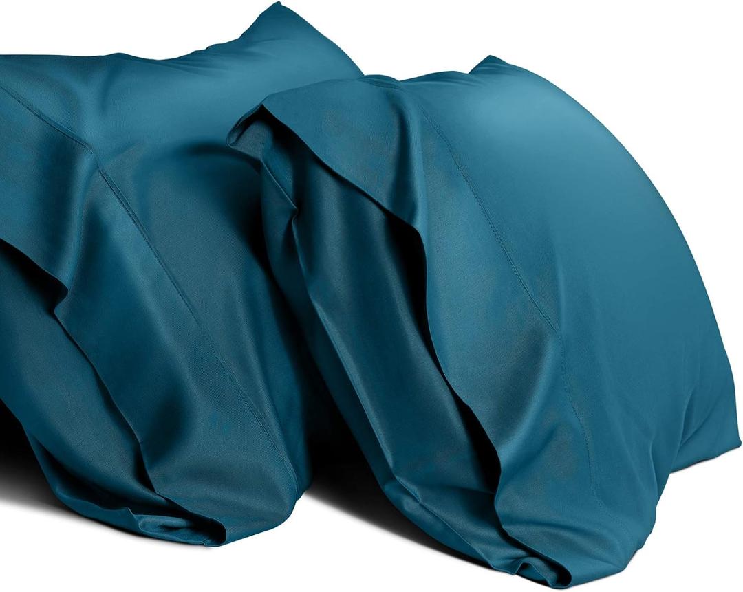 Teal Cooling Pillowcases, 2 Pack, 20x36 inches
