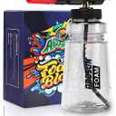 Foam Cannon for Pressure Washer with Wide Mouth, Adjustable Snow Foam Lance for Car Wash, 1/4" Quick Connect, 5 Nozzle Tips, Extra 1.1mm Orifice for Thick Foam