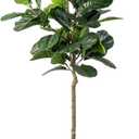 Artificial Fiddle Leaf Fig Tree, 6FT Faux Ficus Lyrata Plant Tall Fake Tree for Home Decor Artificial Tree for Indoor Office Living Room (Fiddle Leaf Fig Tree, 6 FT)