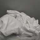 10 Pack White Round Tablecloths, 120 Inch Stain Resistant and Wrinkle Polyester Fabric Washable Table Clothes Cover for Kitchen Dining, Wedding, Reception Banquet, Birthday Party, Buffet Restaurant