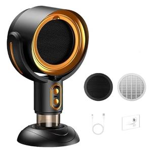 PuffHide Smoke Purifier for Smoking Indoors, Portable Range Hood with Detachable Smoke Fan & Washable Filter, Compact Exhaust Fan for Indoor BBQ, Hot Pot & Kitchen Use